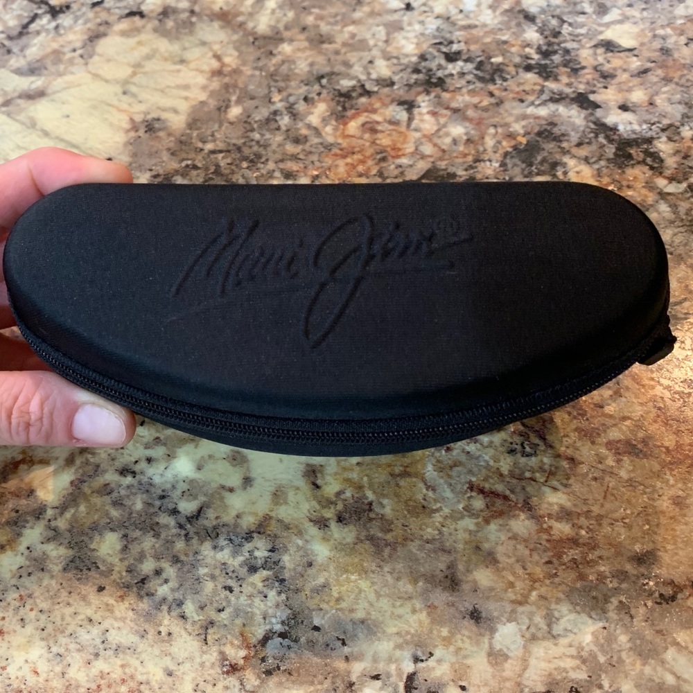 Black Maui Jim sunglasses case
